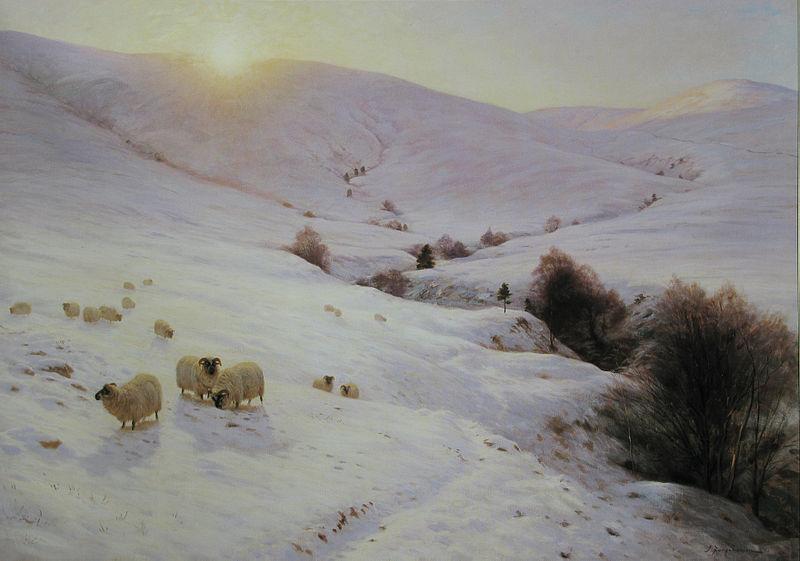 Joseph Farqharson The Sun Peeped